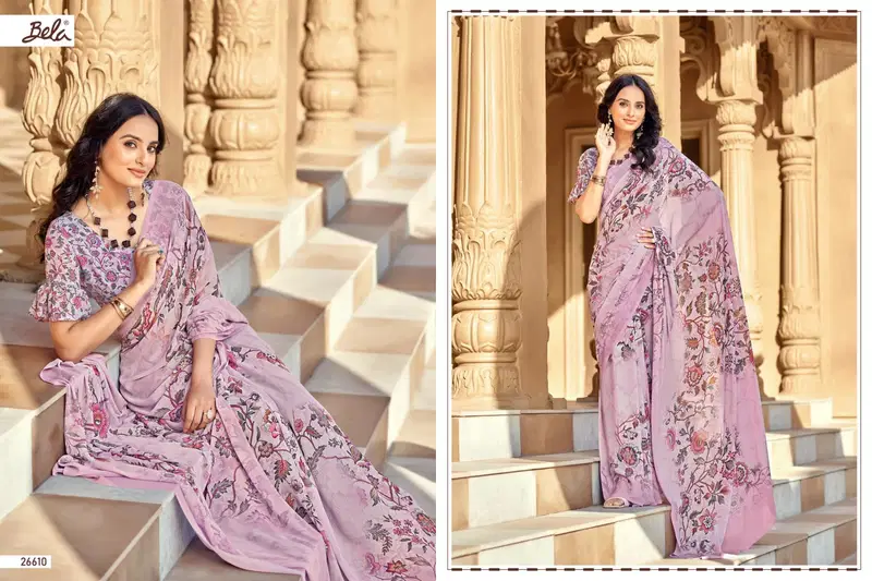 Brezza Vol 3 By Bela Fashion WeightLess Pure Digital Print Saree Wholesale Suppliers In Mumbai