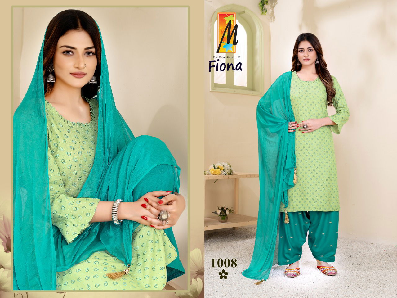 Master Fiona Fancy Casual Daily Wear Cotton Printed Ready Made Collection