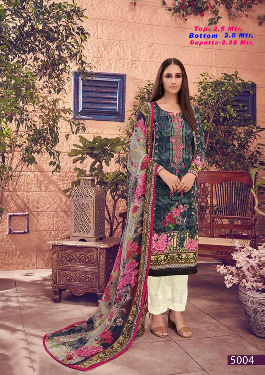 Apna Cotton Almira 5 Latest fancy Designer Regular wear Printed Karachi Dress Materials Collection
