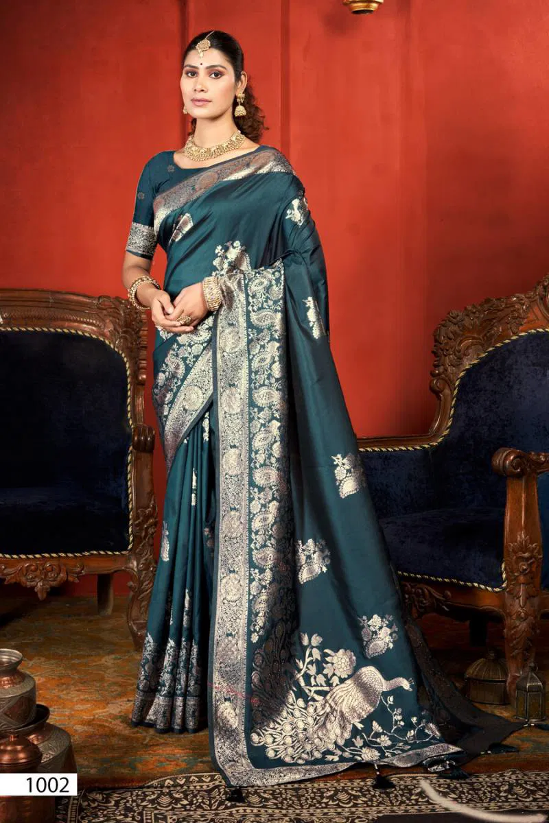 Vaamika Silk Saroski Vol 1 By Saroj Wedding Wear Silk Saree Wholesalers In Delhi