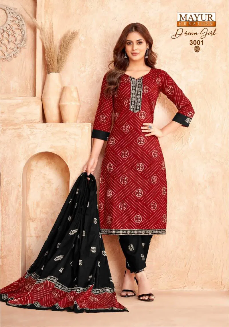 Dream Girl Vol 3 By Mayur Cotton Printed Kurti Bottom With Dupatta Wholesale In India