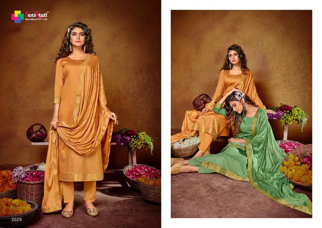 Sanskruti Khushnuma Latest Fancy casual Wear Pure jam Silk Designer Dress Material Collection