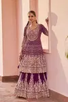 Alika By Gulkayra Georgette Indo Western Lehenga Exporters In India
