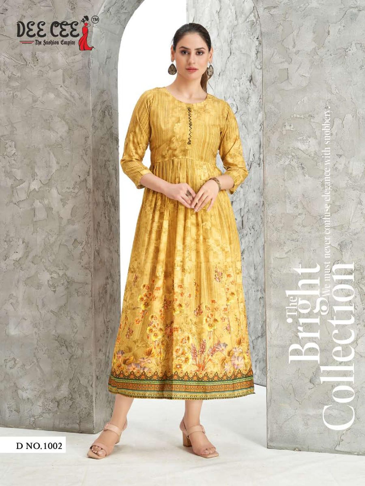 Erika Vol 1 By Dee Cee Printed Anarkali Kurtis Wholesale Market in Surat with Price
