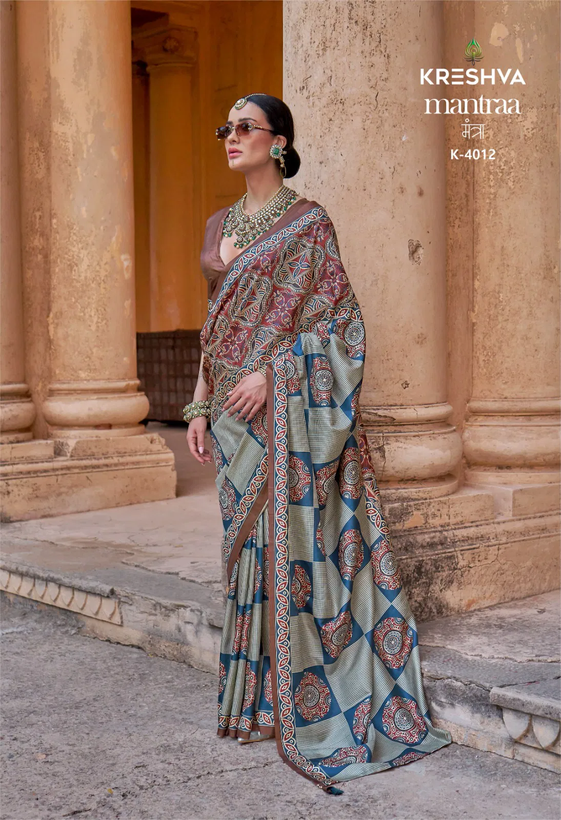 Mantra By Kreshva P V Silk Wedding Wear Surat Saree Wholesale Market

