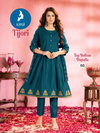 Tijori By Kaya Vertican Anarkali Kurti With Bottom Dupatta Exporters In India