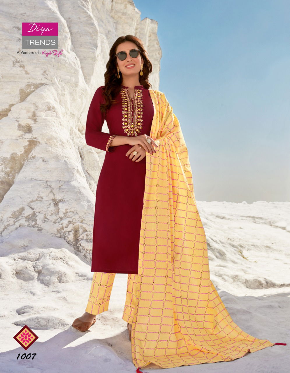 Dupatta House 1 Latest Fancy Designer Ethnic Wear Heavy rayon Embroidery Work Ready Made Salwar Suit Collection
