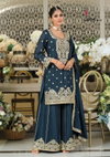 Afrozeh By Eba Heavy Chinon Embroidery Wholesale Readymade Suits Suppliers In India