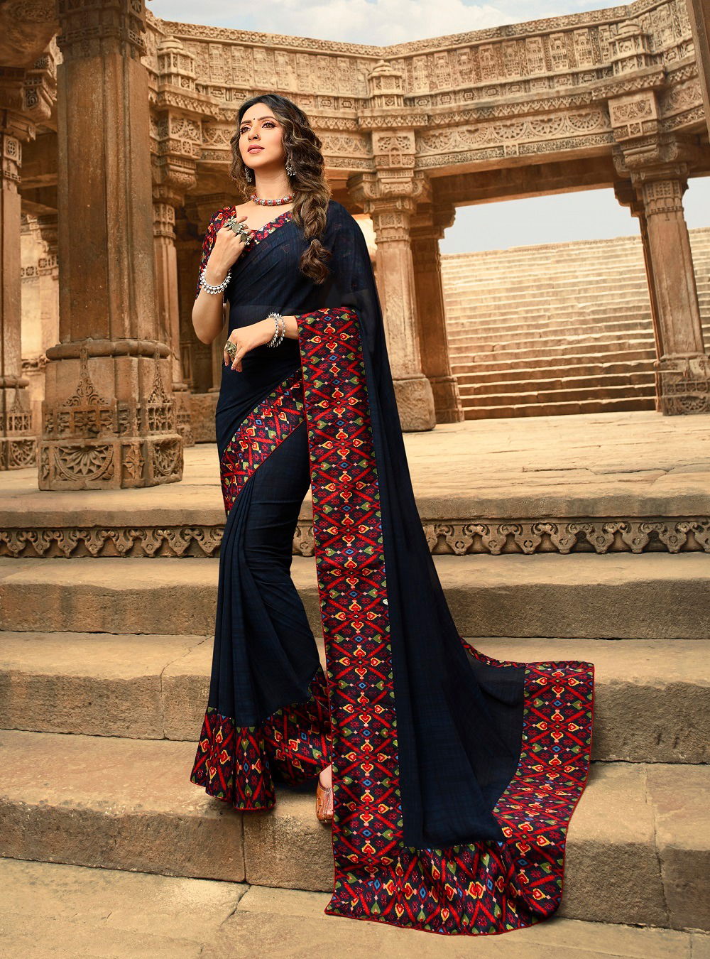 Gc Georgette Silk Daily Wear Printed Bulk sarees Orders In India