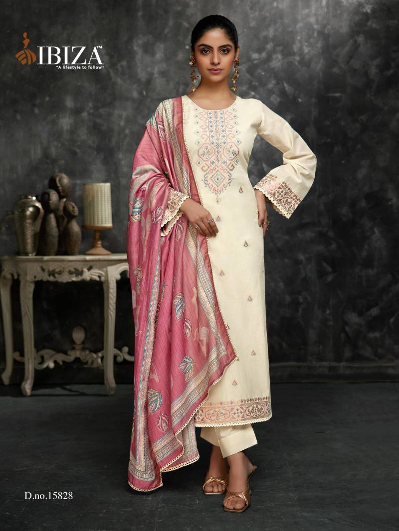 Ibiza Bosca Vol 9 Lawn Cotton Jacquard Salwar Kameez Wholesale In India