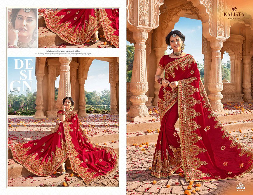 Kalista Style 5 Latest Designer Party Wear Wedding Silk Saree Collection 