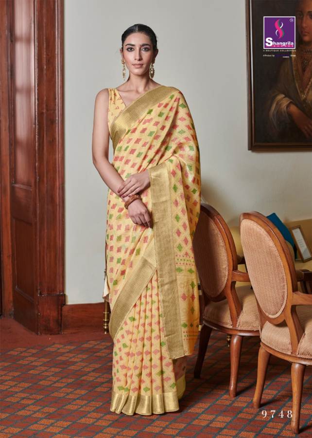 Shangrila Sophia Brasso Exclusive Designer Collection Of Brasso Saree