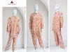 Silk Co Ord Set By Jelite Golden Foil Printed Poly Silk Top With Bottom Orders In India