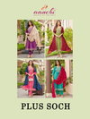 Plus Soch By Aanchi Pure Roman Shimmer Kurti With Bottom Dupatta Wholesale Online