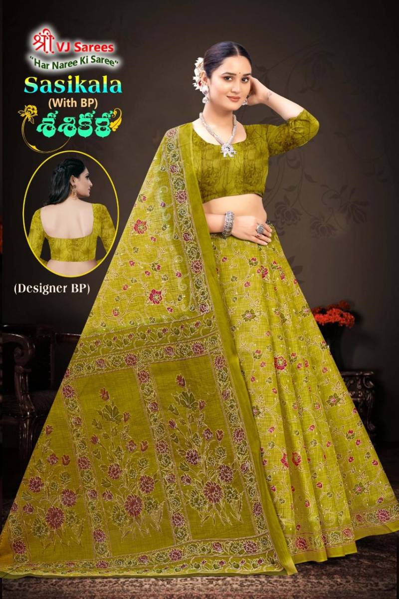 Sasikala Vol 01 By Vj Beautiful Cotton Printed Saree Best Wholesale Shop In Surat