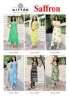 Saffron By Mittoo Rayon Printed Kurti With Bottom Wholesale Online
