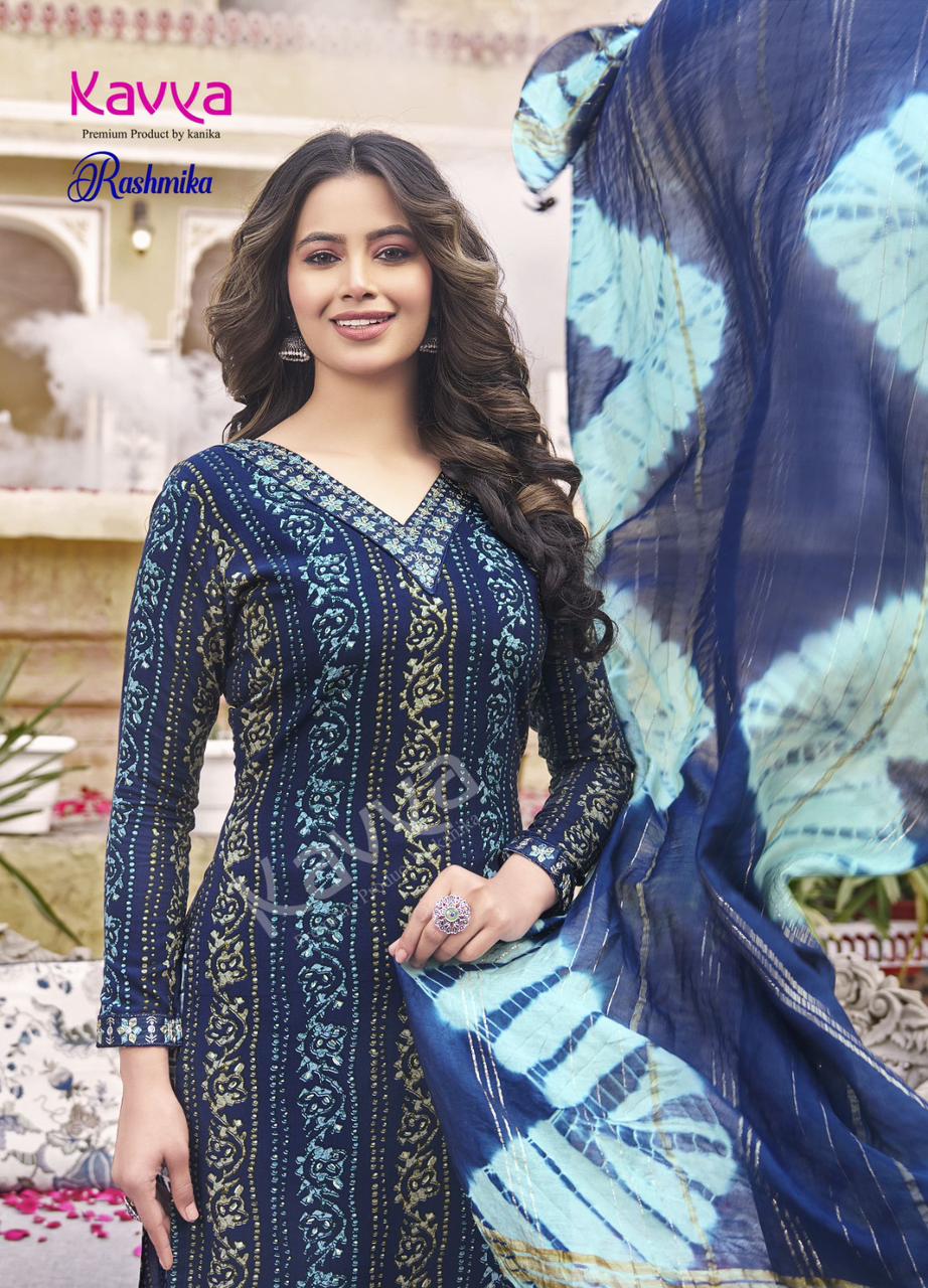Kavya Rashmika Vol 1 Printed Straight Kurti With Bottom Dupatta Wholesale Clothing Suppliers In India