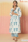 Indo Era 2573 Beautiful Cotton Printed Kurti With Bottom Wholesale Online