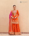 Aruna By Aashirwad Mor Bagh Chinon Silk Wholesale Readymade Suits In India