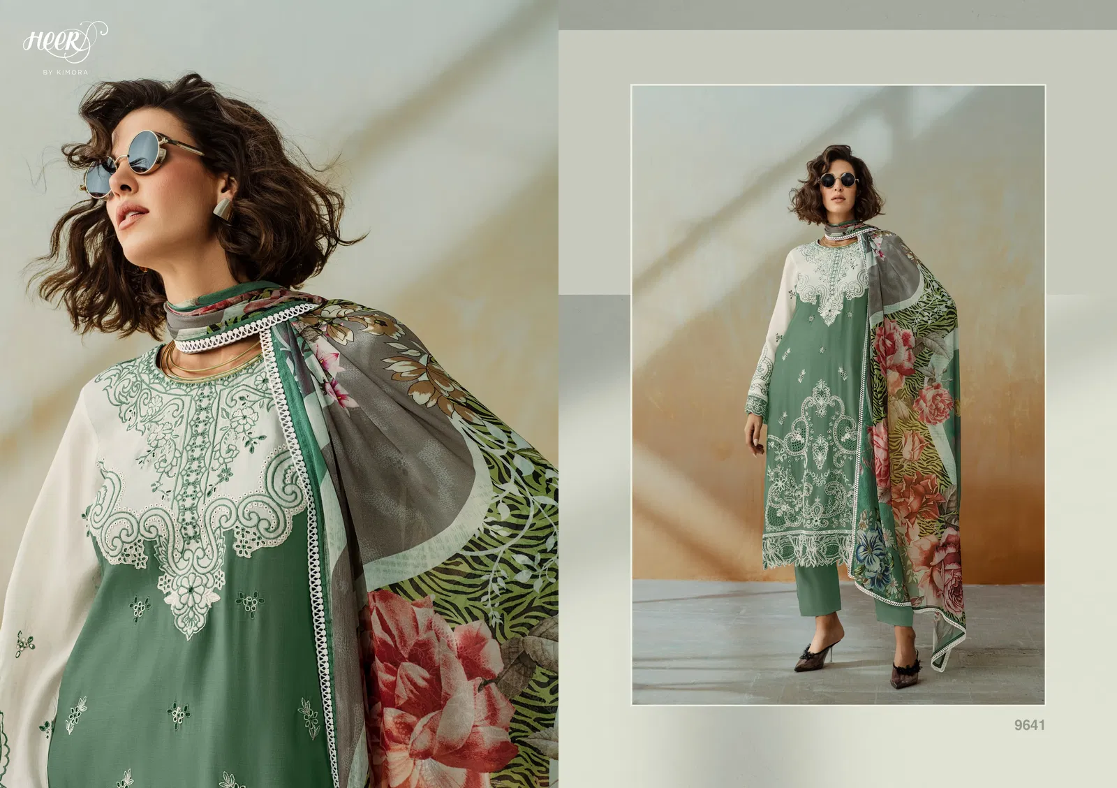 Chic By Kimora Heer Muslin Embroidery Salwar Suits Wholesale Shop In Surat
