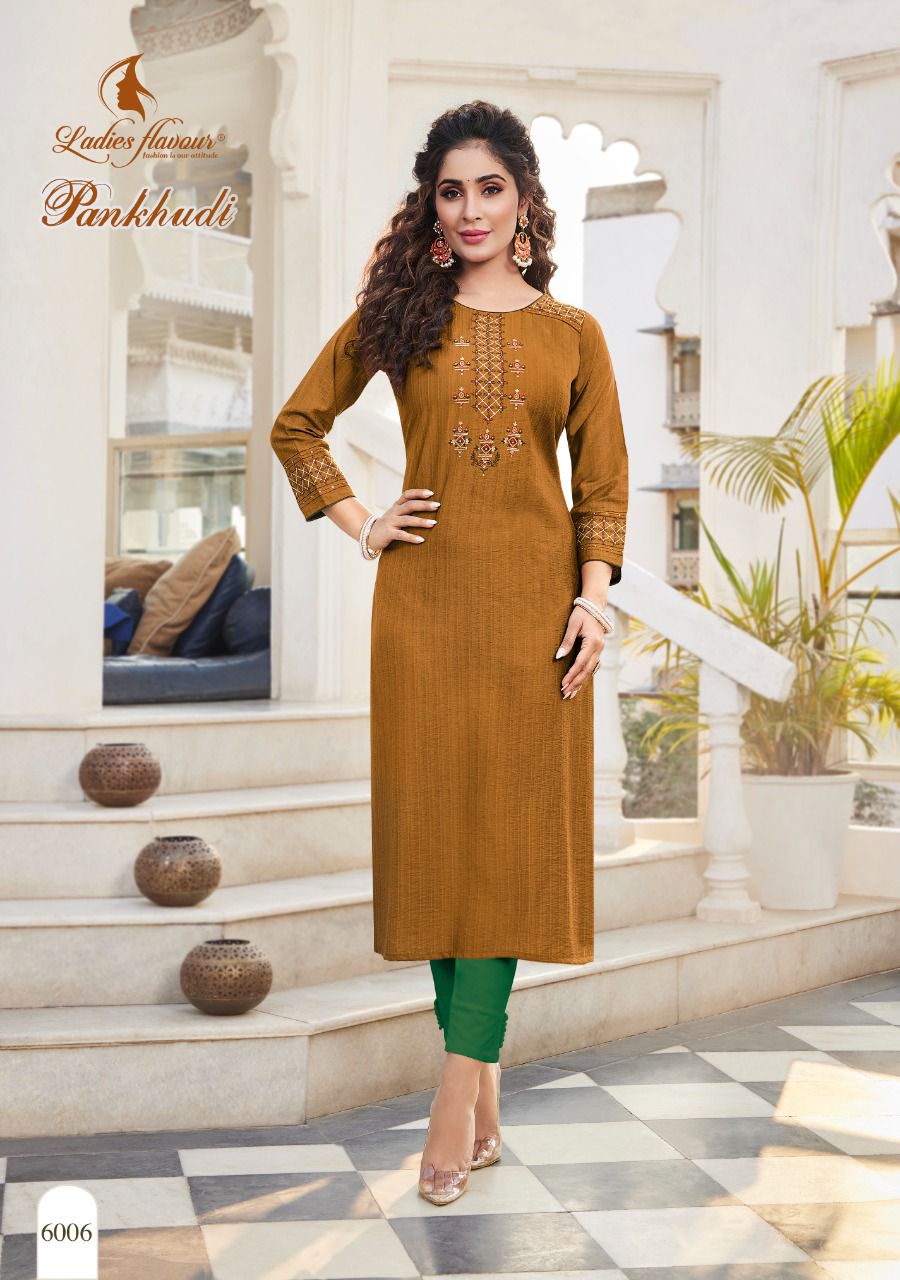 Ladies Flavour Pankhudi Fancy Party Wear  Designer Kurti Collection