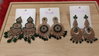 Green Heavy Party Wear Earrings Wholesalers In Surat