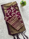 LC 651 By Laabh Pure Soft Tissue Silk Designer Readymade Blouse Sarees Manufacturers