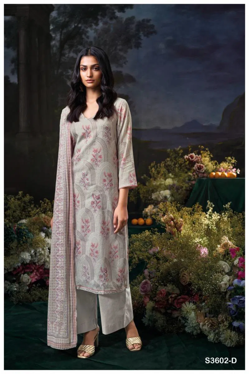 Gigi By Ganga Cotton Mal Printed Embroidered Salwar Kameez Bulk Orders In India