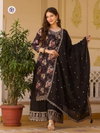 KF 3201 Kalaai Chinon Embroidery Online Kurti With Bottom Dupatta Wholesale