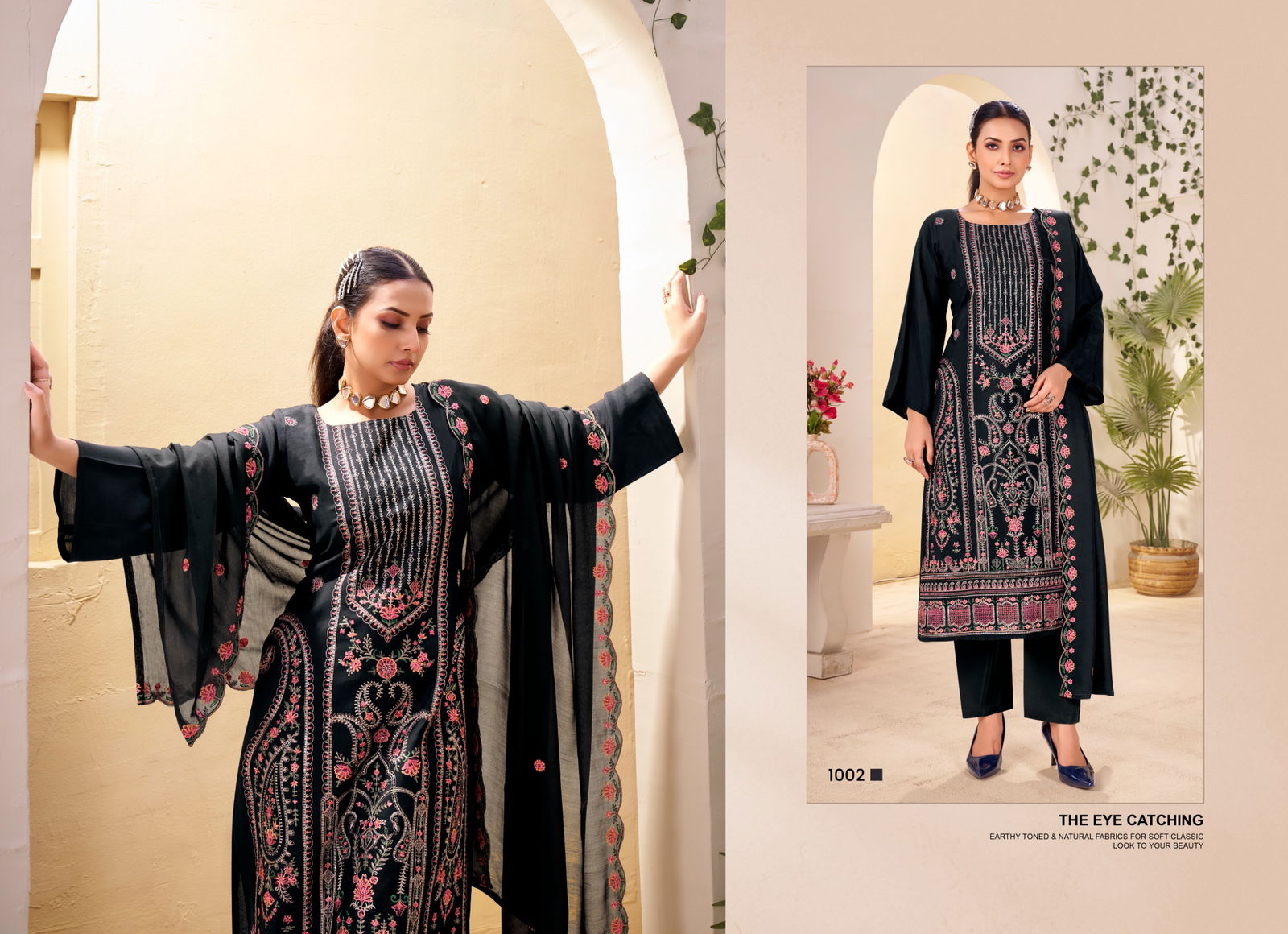 Kainat 2 By Saffron Viscose Embroidery Designer Salwar Kameez Orders In India