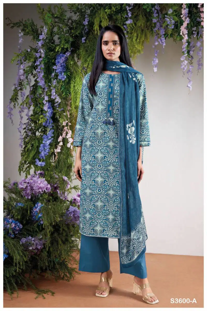Anoura By Ganga Cotton Printed Embroidered Salwar Kameez Online Wholesale