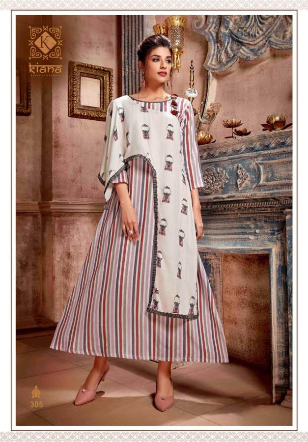 Kiana Vintage 3 Heavy Latest Rayon Festive Wear Designer Kurti Collection