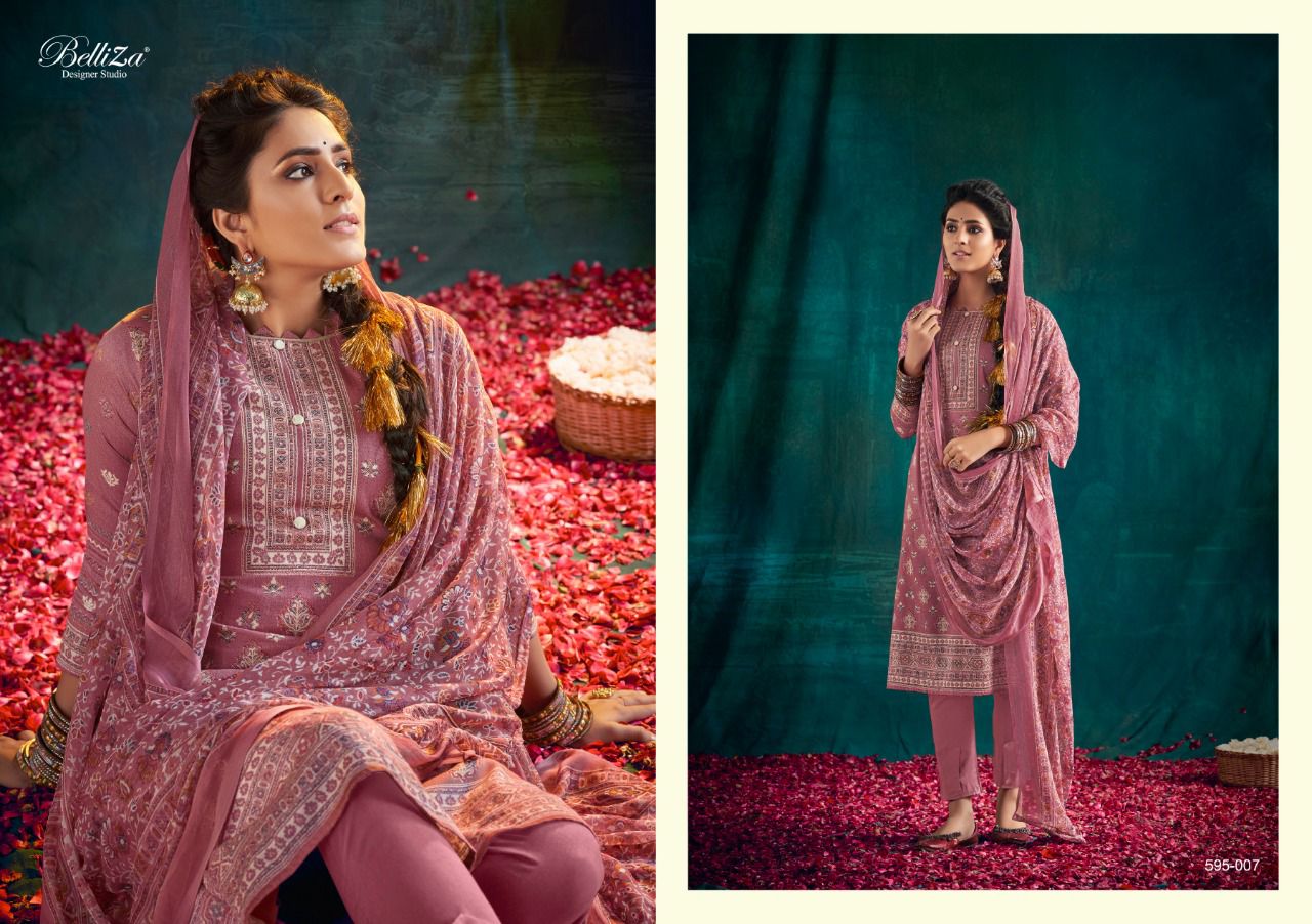 Belliza Neeza Premium Casual Daily Wear Cotton Printed Dress Material Collection
