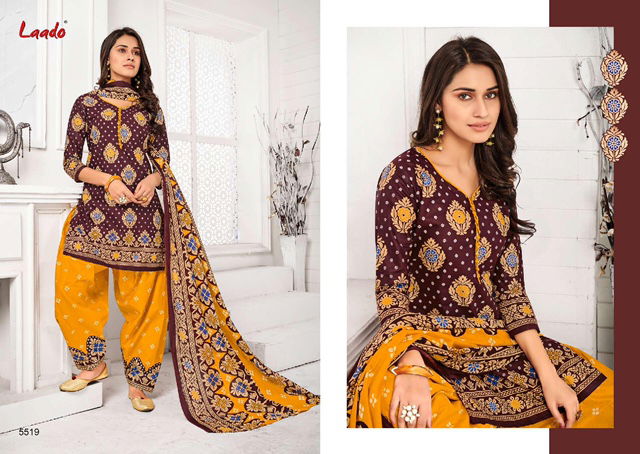 Laado Print 55 Latest Collection Of Daily Wear Printed Pure Cotton Salwar Kameez 