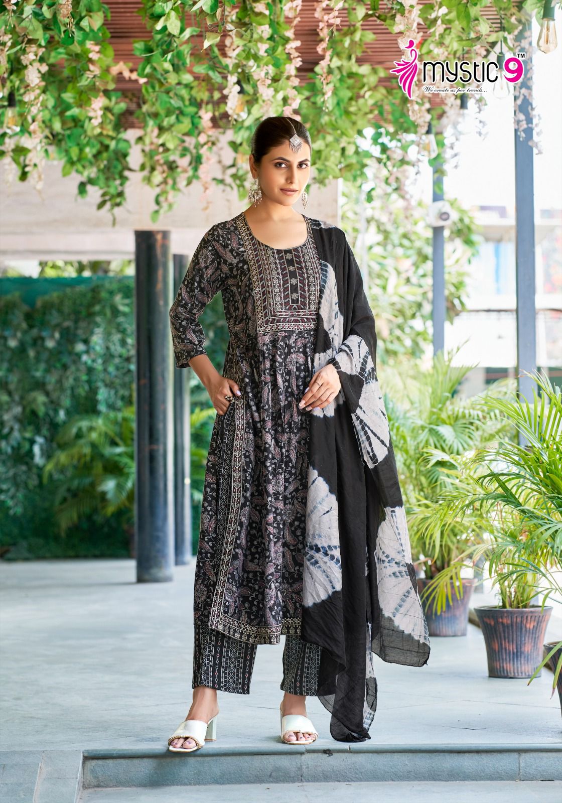 Sara Vol 7 By Mystic 9 Rayon Printed Kurti With Bottom Dupatta Suppliers In India