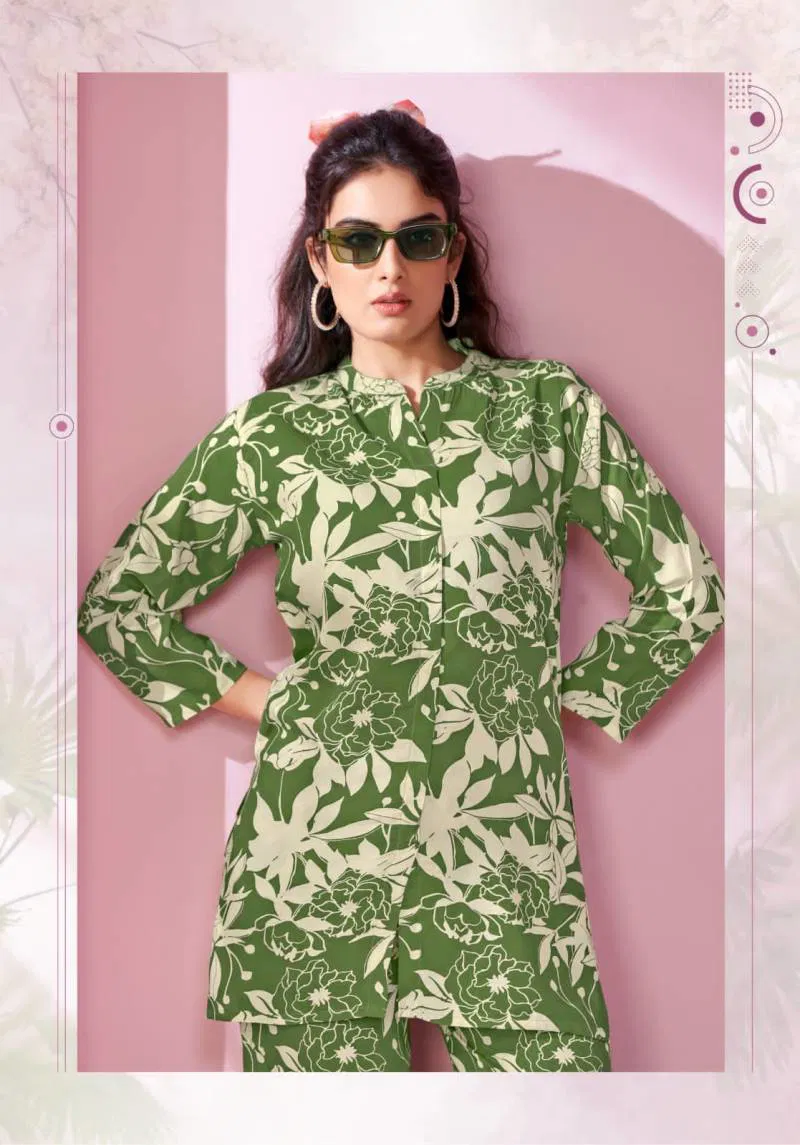 Kalki Vol 1 By Mayur Rayon Printed Co Ord Set Wholesalers In Delhi