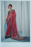 Ajrakh Silk By Sosy Satin Georgette Printed Uniform Wear Sarees Orders In India