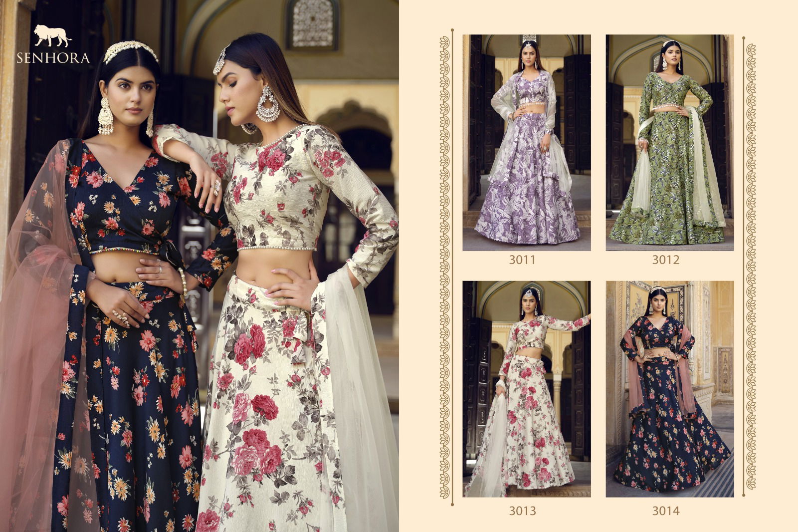 Titlee By Senhora Silk Printed Party Wear lehenga Choli Catalog