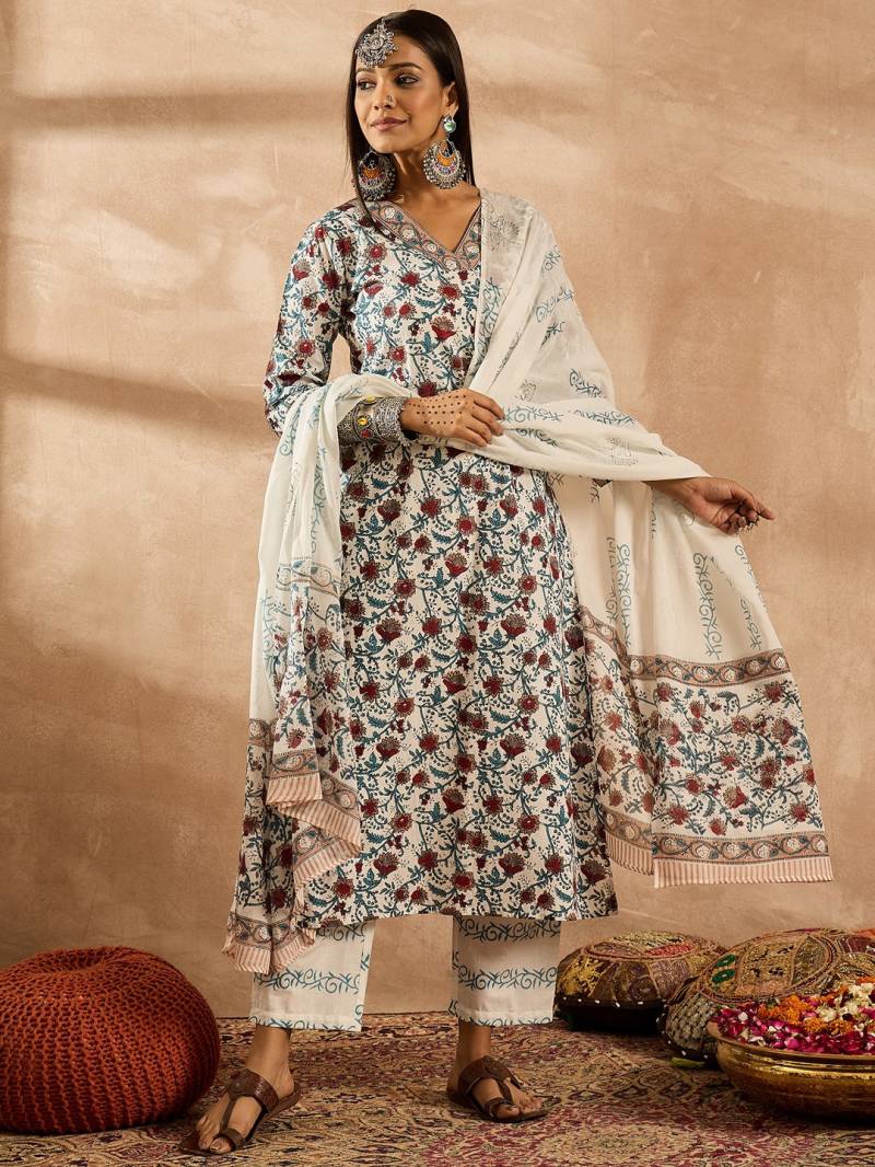 Indo Era 2546 Fancy Cotton Kurti Bottom With Dupatta Wholesale Clothing Distributors In India