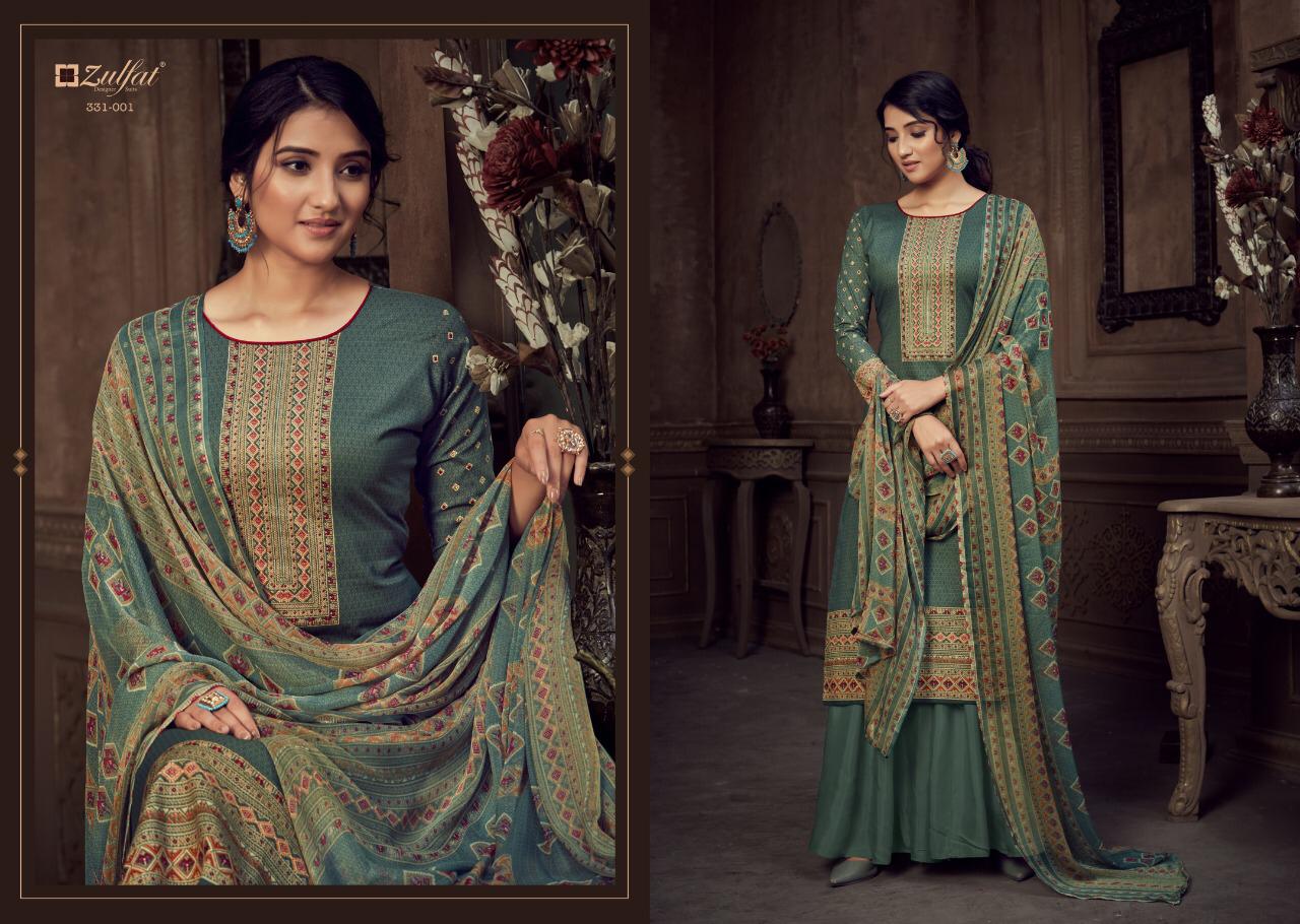 Zulfat Summer Style Exclusive Latest fancy Casual Wear Cotton Printed Designer Dress Material Collection
