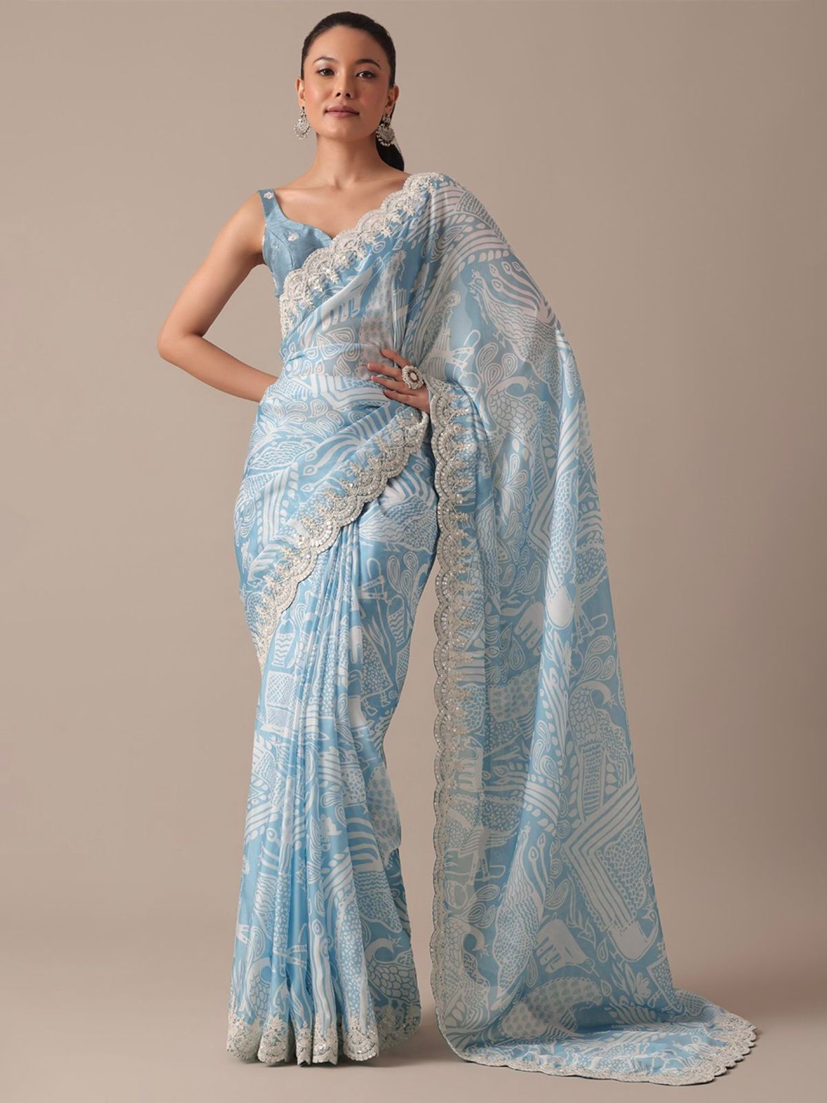 BT 1211 Digital Printed Georgette Party Wear Saree Wholesale Shop In Surat