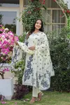Naisha K 87 Cotton Printed Kurti Bottom With Dupatta Wholesalers In Delhi