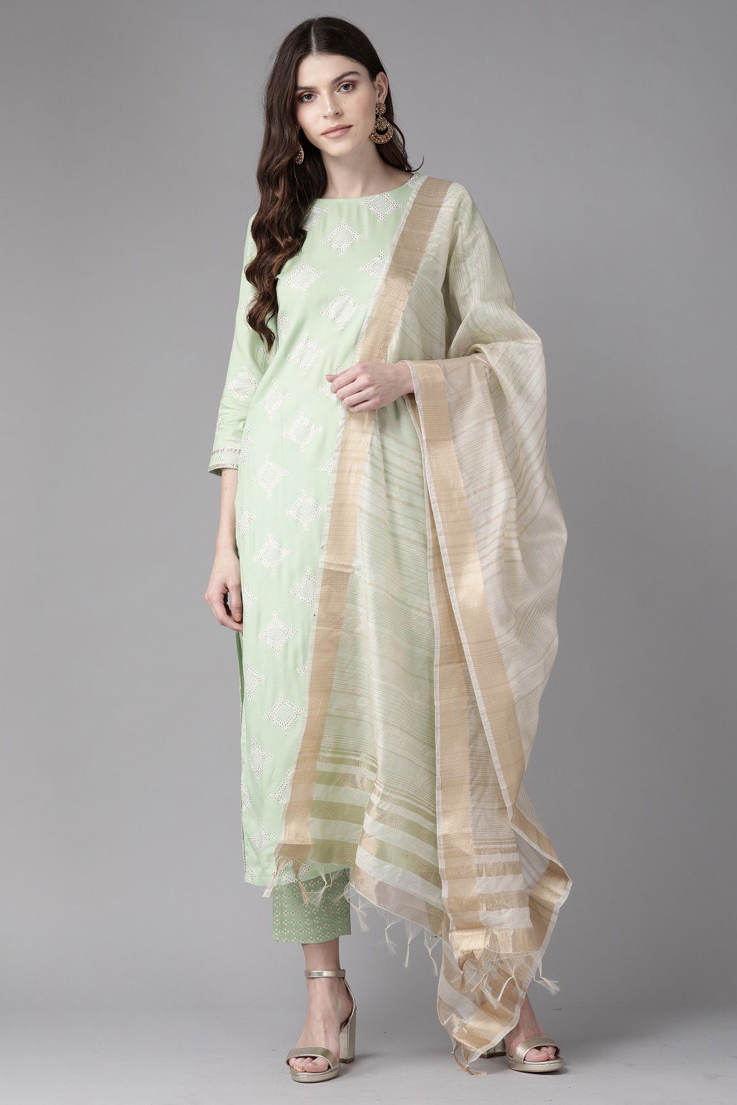 Era Rubi 5 Latest Designer Casual Wear Festive Wear Printed Ready Made Kurti With Plazzo Style Bottom Collection
