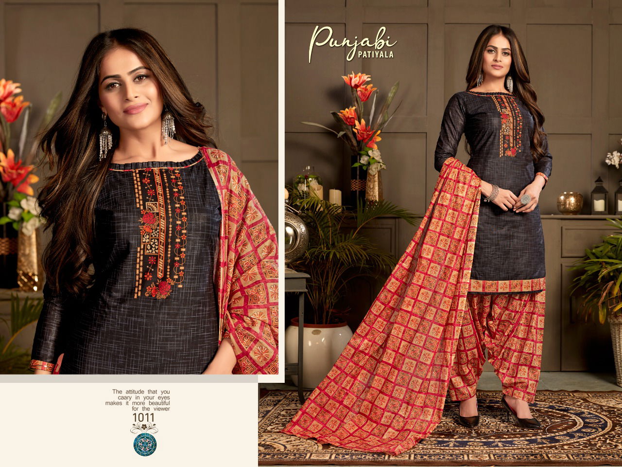 Ganesha Punjabi Patiyala 1 Latest Collection Of Ready Made Daily Wear Printed Cotton Salwar Kameez 