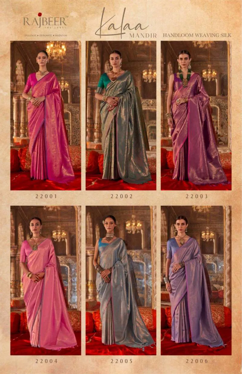 Kalaa By Rajbeer Mandir Handloom Weaving Silk Saree Wholesale Market In Surat
