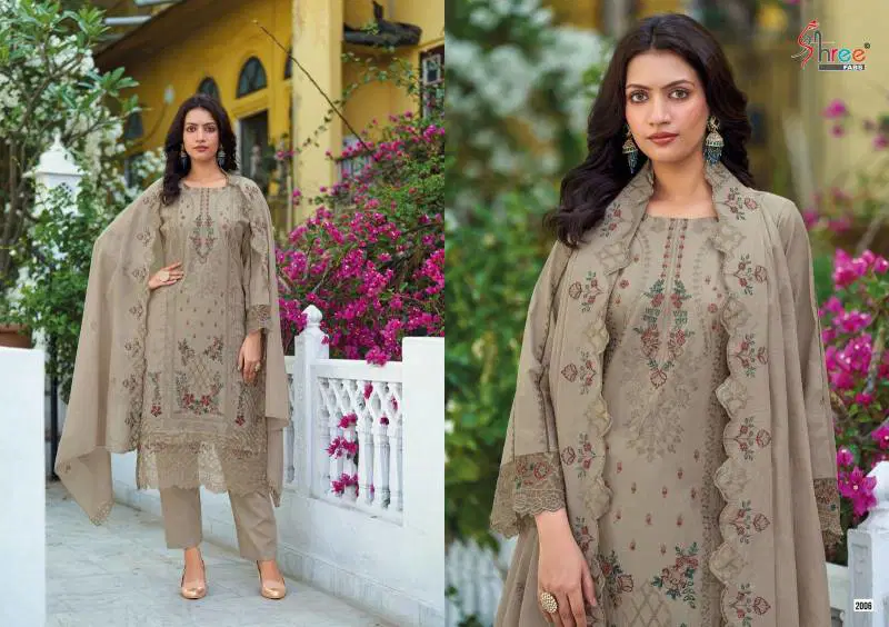 Tasrif By Shree Premium Embrodered Lawn Pakistani Salwar Kameez Wholesale Online