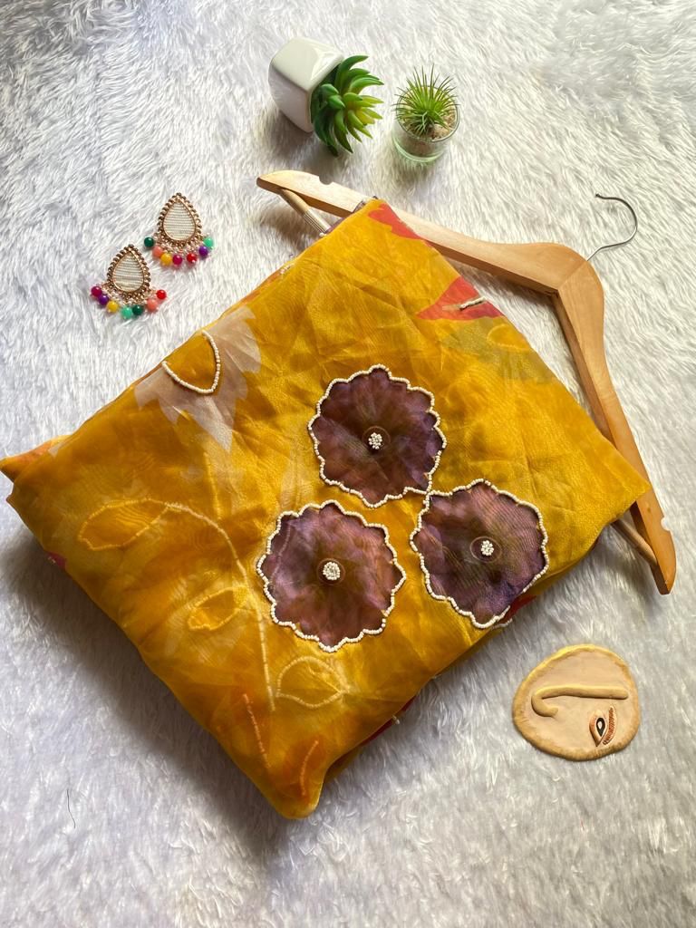 Mann Designer Organza Party Wear Sarees Catalog