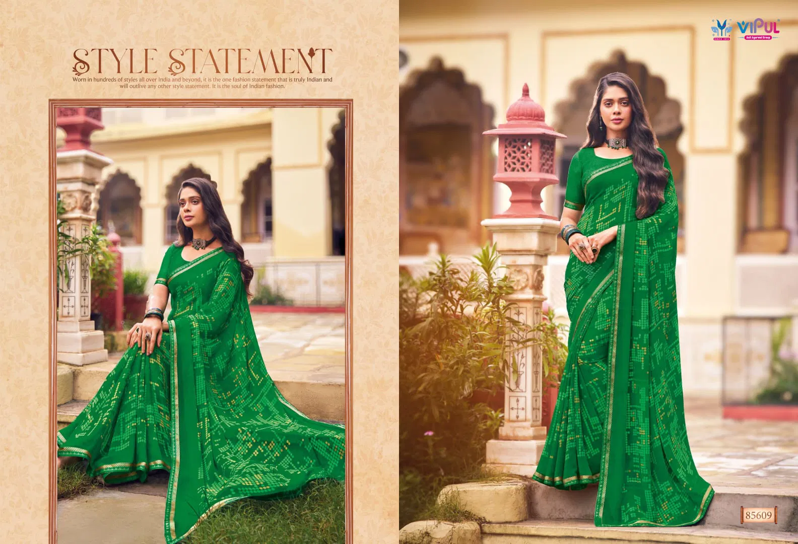 Tulsi Vol 9 By Vipul Georgette Daily Wear Sarees Wholesalers In Delhi