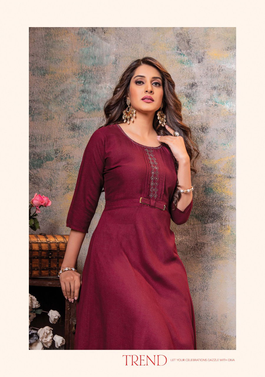 Wanna Shayona 2 Ethnic Wear Rayon Designer Kurti Collection