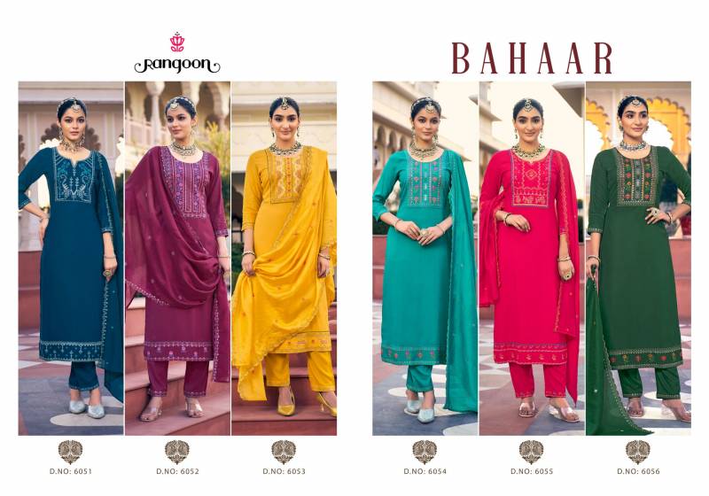 Bahaar By Rangoon Airjet Rayon Kurti Bottom With Dupatta Orders In India
